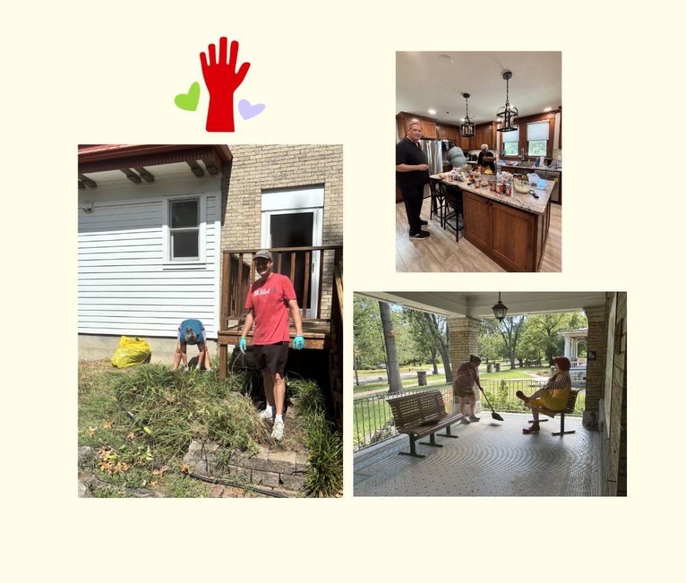 Yard & House volunteers from Kansas Housing
